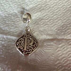 Silver Tone Charm Pendent
